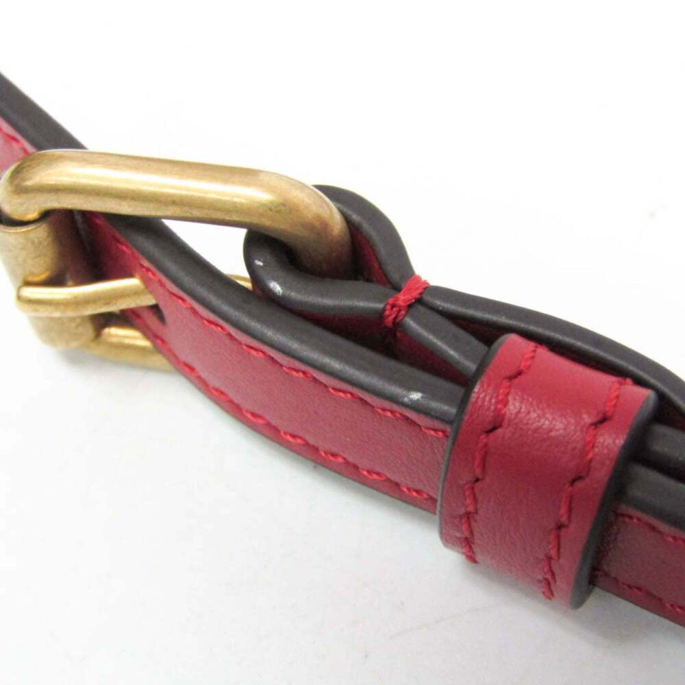 GUCCI Red Leather GG Marmont Backpack - Picture 8 of 12